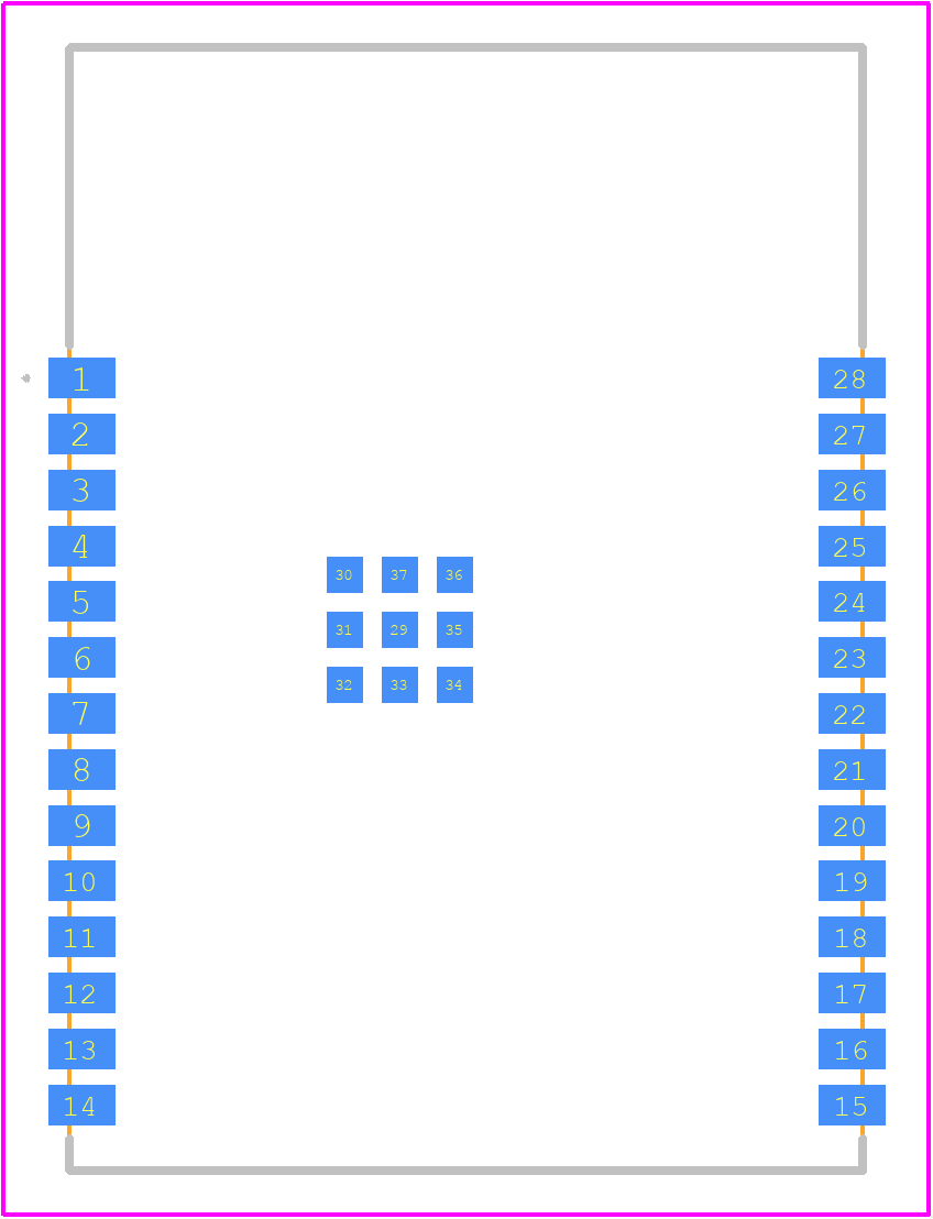 ESP32-C6-WROOM-1-N8 - Espressif Systems PCB footprint - Other - Other - ESP32-C6-WROOM-1-N8-4