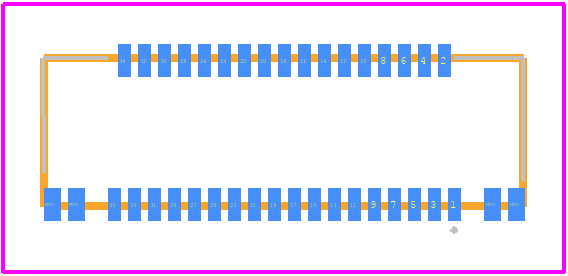 FH62-35S-0.25SHW(99) - Hirose PCB footprint - Other - Other - FH62-35S-0.25SHW(99)-3