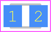 AMELA2012S-2R2MT - ABRACON PCB footprint - Inductors Precision Moulded - Inductors Precision Moulded - AMELA2012S-2R2MT