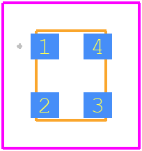 AMPMEGA-16.0000T - ABRACON PCB footprint - Other - Other - 3.2 x 2.5 x 0.85 mm_2023-5