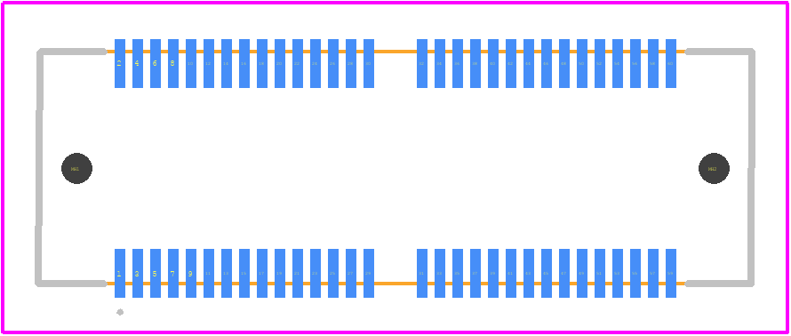 LSH-030-01-G-D-A-K - SAMTEC PCB footprint - Other - Other - LSH-030-01-G-D-A-K-1