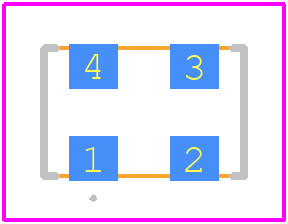 ASFLM2-40.000MHZ-C-T - ABRACON PCB footprint - Other - Other - AbraconASFLM4Pin