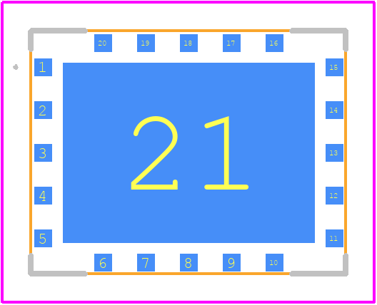 QPA5368SR - Qorvo PCB footprint - Other - Other - 20 pin, 11.0 mm x 8.5 mm x 1.375 mm_2024