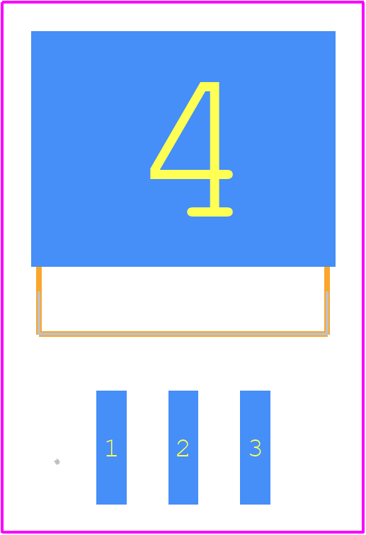 MCP1826ST-1802E/EB - Microchip PCB footprint - Other - Other - 3-Lead Plastic (EB) (DDPAK)