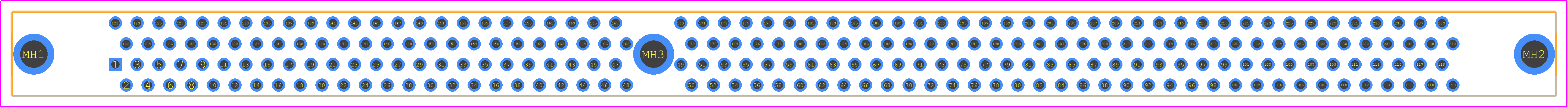 10081530-11107LF - Amphenol PCB footprint - Other - Other - 10081530-11107LF-3