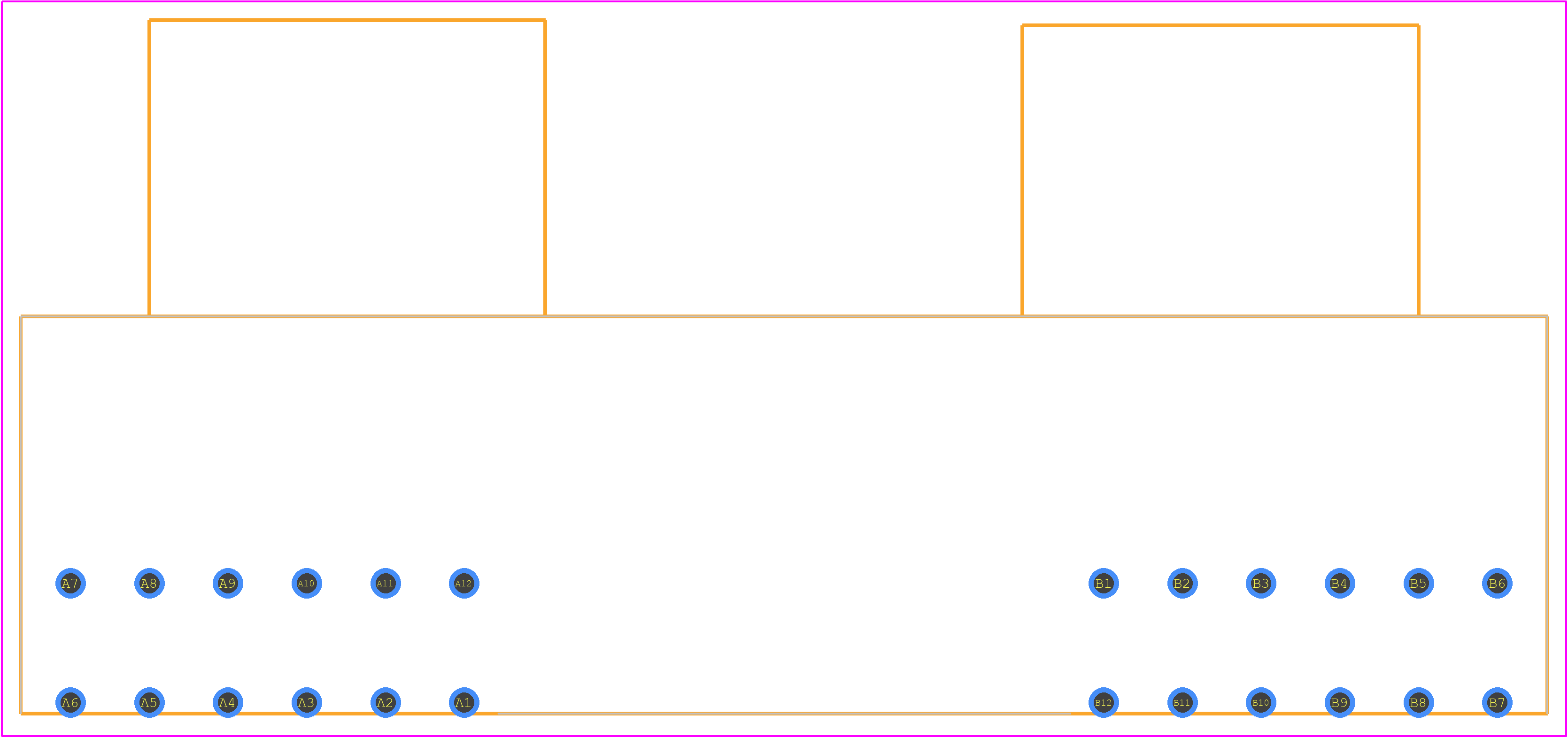 DTM1312PA12PBR008 - TE Connectivity PCB footprint - Other - Other - DTM1312PA12PBR008-3