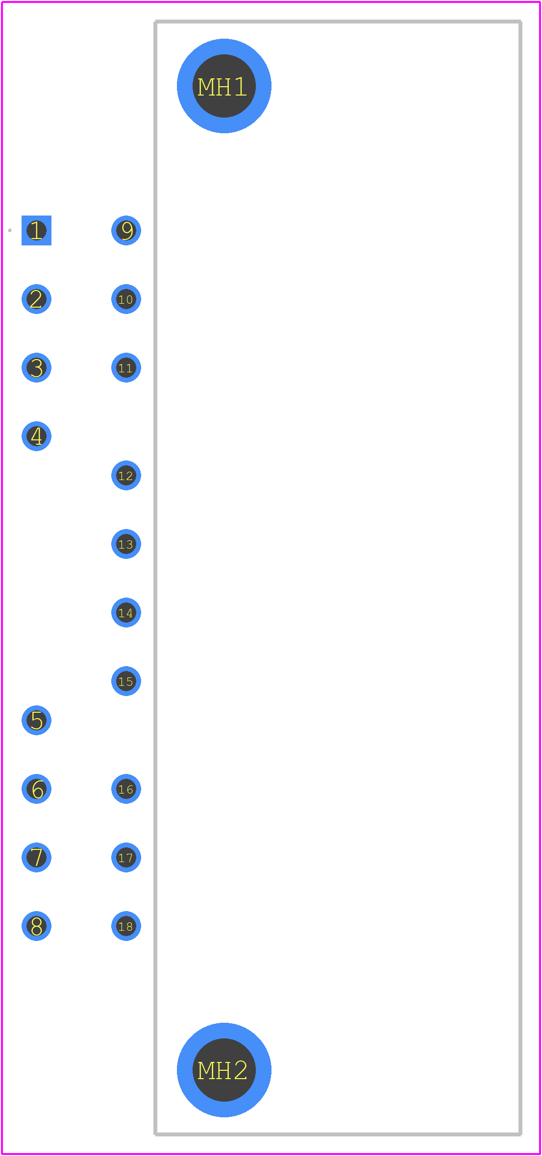 173862-4 - TE Connectivity PCB footprint - Other - Other - 173862-4-2