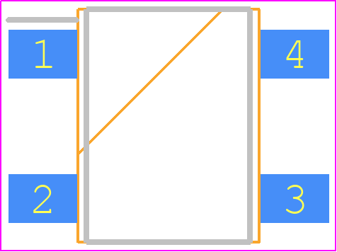 B125FS - Semikron PCB footprint - Small Outline Packages - Small Outline Packages - SO-DIL "SLIM"