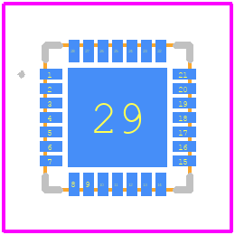 NCP81148MNTWG - onsemi PCB footprint - Other - Other - QFN28 4x4, 0.4P CASE 485AR−01