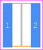 RC1218JK-071R5L - YAGEO PCB footprint - Resistor Chip - Resistor Chip - RC1218