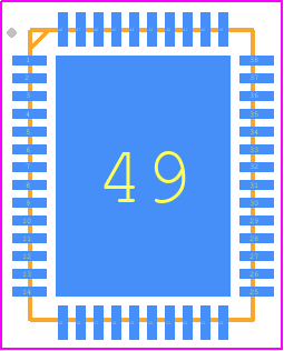 ALC5686 - Realtek PCB footprint - Quad Flat No-Lead - Quad Flat No-Lead - ALC5686