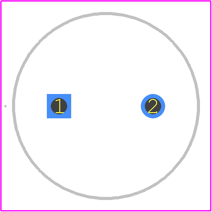 57600000001 - LITTELFUSE PCB footprint - Other - Other - 57600000001-2