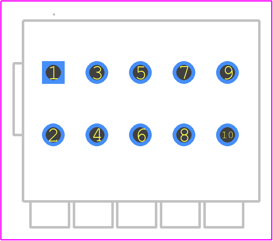 2601-1105 - Wago PCB footprint - Other - Other - 2601-1105