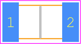 ES2211N100K502NTM - Knowles PCB footprint - Capacitor Chip Non-polarised - Capacitor Chip Non-polarised - ES2211N100K502NTM--