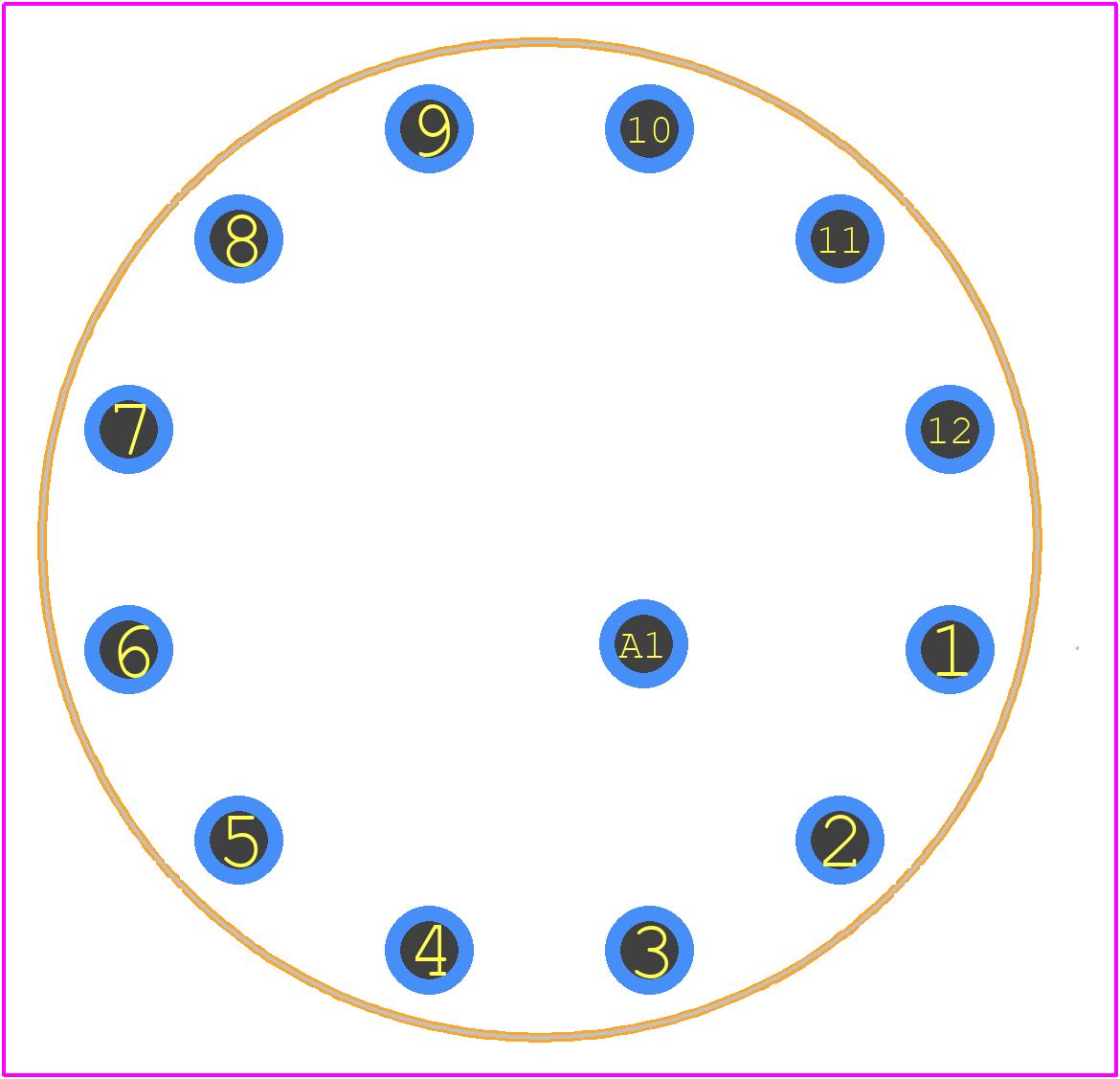 A11005RSCG - C & K COMPONENTS PCB footprint - Other - Other - A11215RNCQ