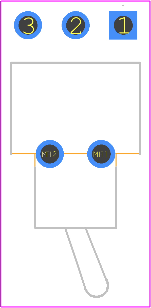 7101K19A3BE - LITTELFUSE PCB footprint - Other - Other - 7101K19A3BE-2