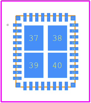 LT8685SRV#PBF - Analog Devices PCB footprint - Other - Other - LQFN Package 36-Lead (5mm × 6mm × 0.95mm)