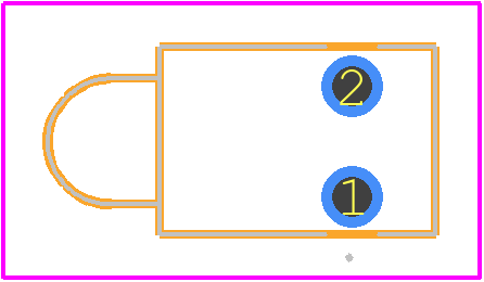WP934EW/GD - Kingbright PCB footprint - Other - Other - WP934EW/GD-2