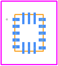 LS24062RQ23 - LITTELFUSE PCB footprint - Other - Other - QFN 16L 2.5x3.2mm