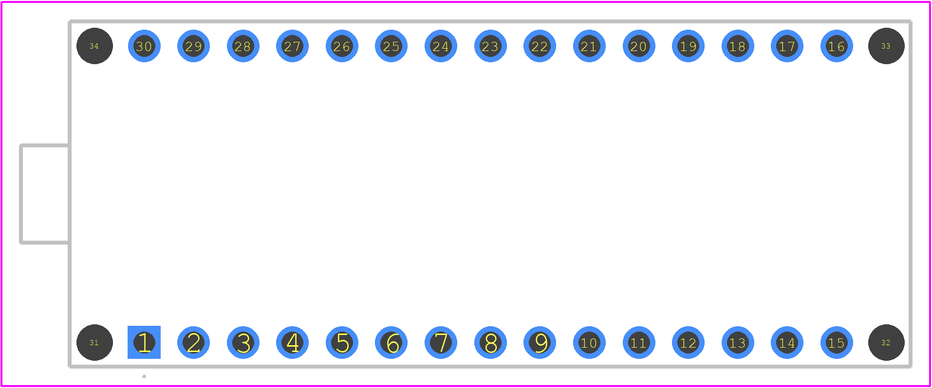 ABX00070 - Arduino PCB footprint - Other - Other - ABX00070-6