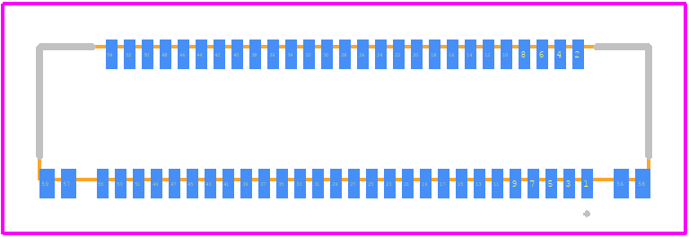 FH62-55S-0.25SHW(99) - Hirose PCB footprint - Other - Other - FH62-55S-0.25SHW(99)-1