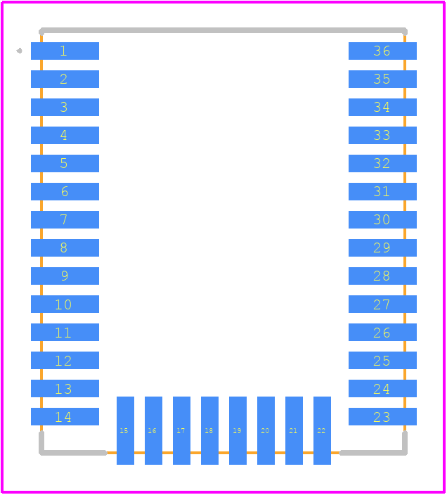 MGM240PB32VNN3 - Silicon Labs PCB footprint - Other - Other - MGM240PB32VNN3-2