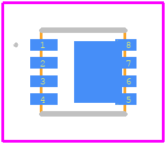 SIS4608DN-T1-GE3 - Vishay PCB footprint - Other - Other - PowerPAK 1212-8 Single