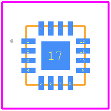 LTC7803JUD#TRPBF - Analog Devices PCB footprint - Other - Other - UD Package 16-Lead Plastic QFN (3mm × 3mm)_2026-1.3