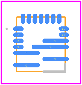 MAX16550BGPN+T - Analog Devices PCB footprint - Other - Other - 18-LFCSP-4X4.5X0.95 _2023