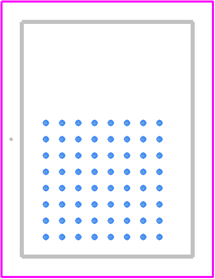 BC40C - Fanstel PCB footprint - Other - Other - 64-SMD Module