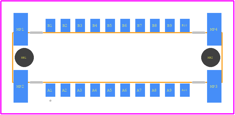 1374875 - Phoenix Contact PCB footprint - Other - Other - 1374875-3