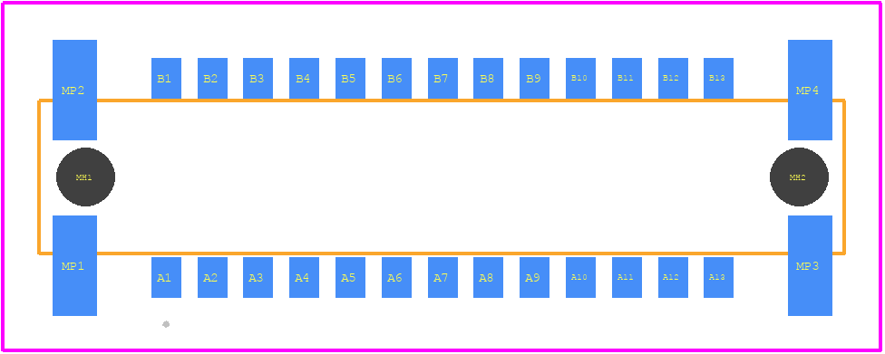 1374030 - Phoenix Contact PCB footprint - Other - Other - 1374030-3
