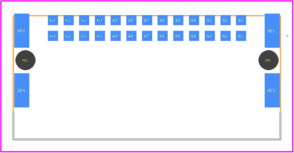 1377300 - Phoenix Contact PCB footprint - Other - Other - 1377300-4