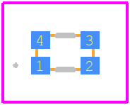 ECS-2012MV-327KE-TR - ECS PCB footprint - Other - Other - 2.0 x 1.2 x 0.85 mm