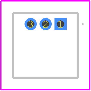 DF13-3P-1.25DS(25) - Hirose PCB footprint - Other - Other - DF13-3P-1.25DS(25)-1