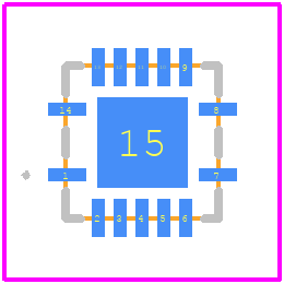 SN74AHCT02RGYR - Texas Instruments PCB footprint - Other - Other - RGY(S-PVQFN-N14)_2023