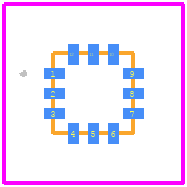 IS31BL3228B-UTLS2-TR - Lumissil Microsystems PCB footprint - Other - Other - UTQFN-12_2026-1.1