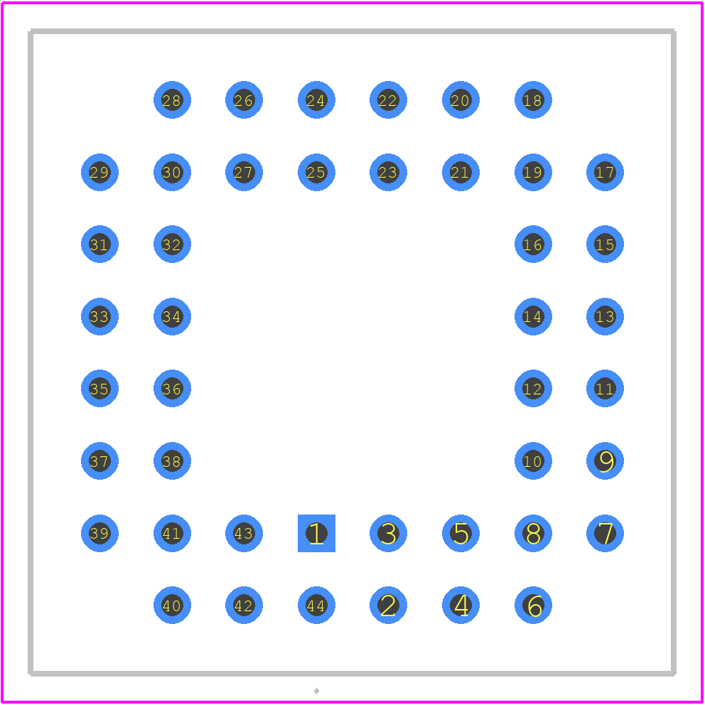 540-44-044-24-000000 - Mill-Max PCB footprint - Other - Other - 540-44-044-24-000000-6