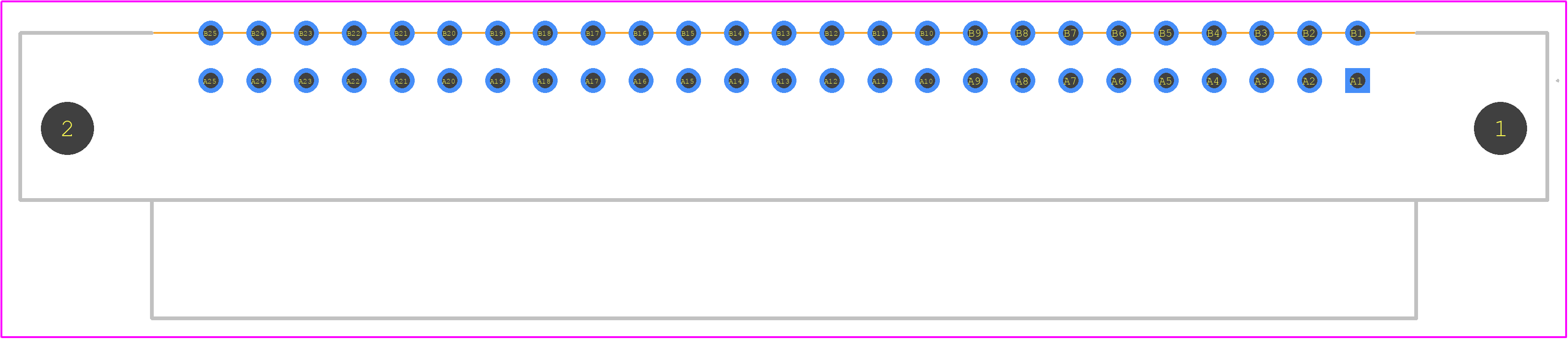PCN10C-50S-2.54DS(72) - Hirose PCB footprint - Other - Other - PCN10C-50S-2.54DS(72)-1