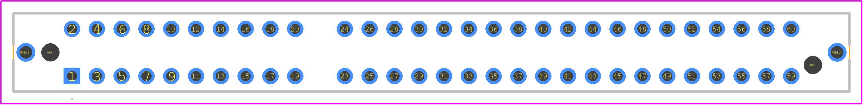 MEC2-30-02-L-TH1-WT - SAMTEC PCB footprint - Other - Other - MEC2-30-02-L-TH1-WT-1