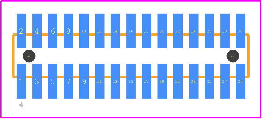 FW-15-03-L-D-215-075-A-P - SAMTEC PCB footprint - Other - Other - FW-15-03-L-D-215-075-A-P-4