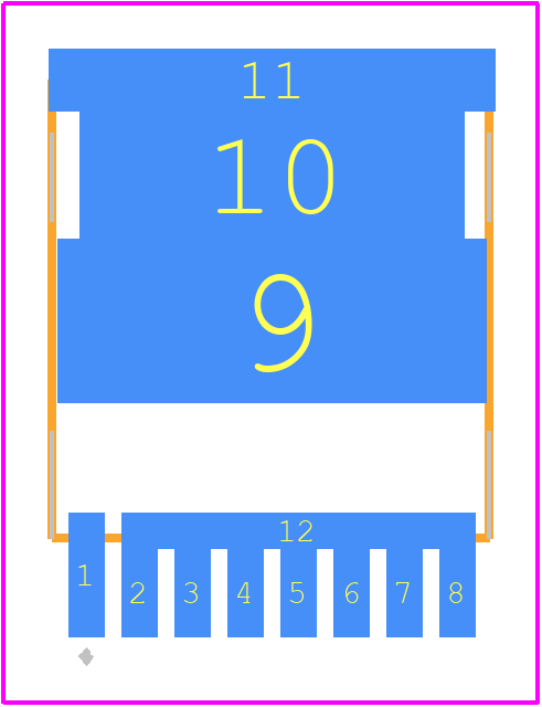 IPT017N12NM6ATMA1 - Infineon PCB footprint - Other - Other - PG-HSOF-8-1