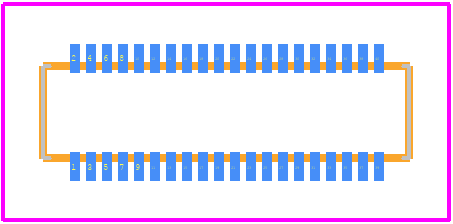 DF30CJ-40DP-0.4V(82) - Hirose PCB footprint - Other - Other - DF30CJ-40DP-0.4V(82)-1