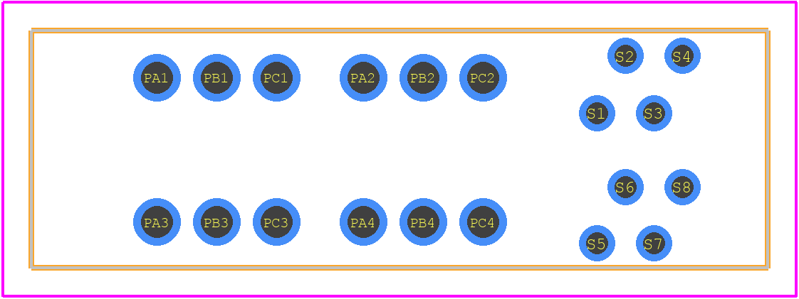 2214934-3 - TE Connectivity PCB footprint - Other - Other - 2214934-3-3