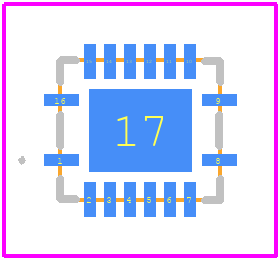 SN74LV123ARGYR - Texas Instruments PCB footprint - Other - Other - SN74LV123ARGYR-2