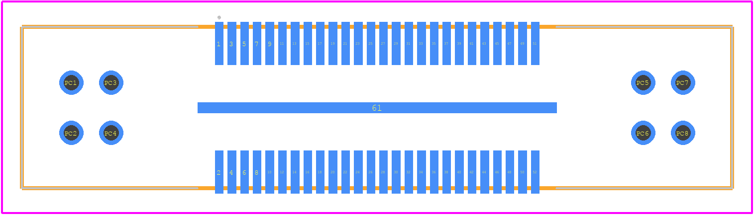 QFSS-016-04.25-L-D-DP-PC4 - SAMTEC PCB footprint - Other - Other - QFSS-016-04.25-L-D-DP-PC4-2