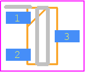 MUN2214T3G - onsemi PCB footprint - SOT23 (3-Pin) - SOT23 (3-Pin) - MUN2214T3G