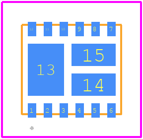 DMHT6016LFJ-13 - Diodes Incorporated PCB footprint - Other - Other - DMHT6016LFJ-13