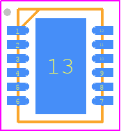 LT4363CDE-2#TRPBF - Analog Devices PCB footprint - Small Outline No-lead - Small Outline No-lead - LT4363CDE-2#TRPBF*