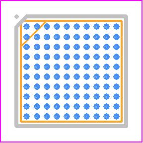 LPC1768UKZ - NXP PCB footprint - BGA - BGA - LPC1768UKZ_11